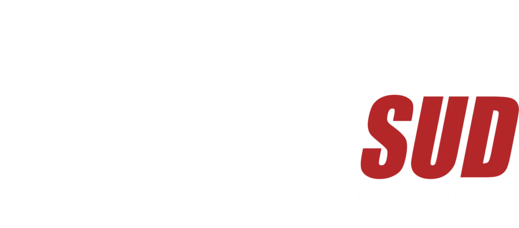 logo client cabinet d'expertise comptable Pole Sud à Balma, logo blanc & rouge